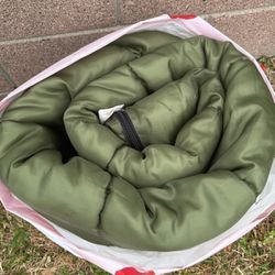 Army Green Sleeping Bag 