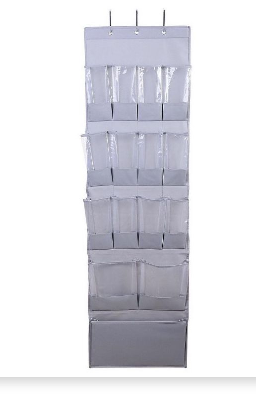Over the door shoe organizer
