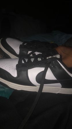 White In black D