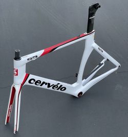 Cervelo S5 Carbon Fiber Rim Brake Frameset Aero Road Bike 58cm