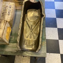 Oil Pan For Chevy SB Driver Side Dipstick 