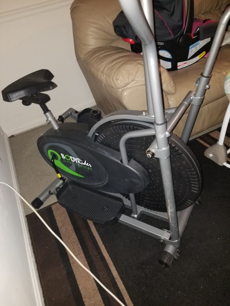 I am selling this bike exercise machine in perfect condition little use interested.BODY Rider up