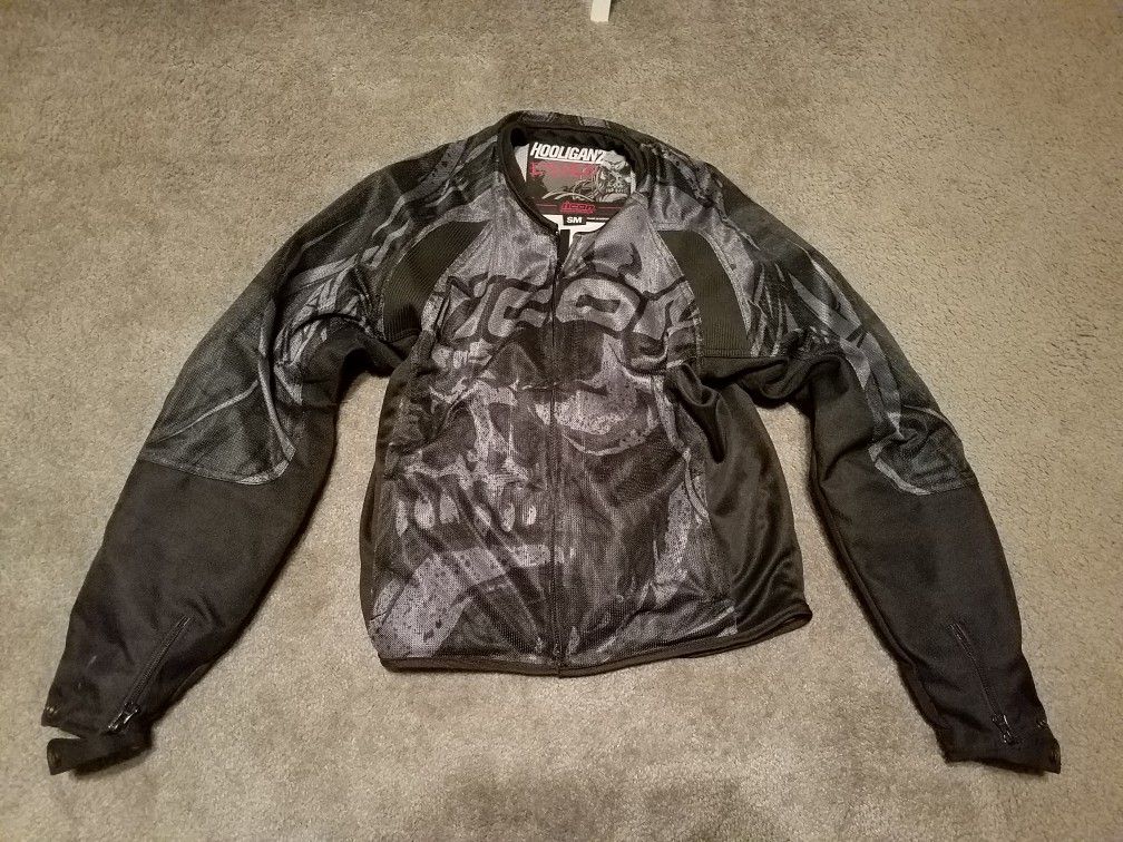 Icon Hooligan 2 Etched motorcycle jacket