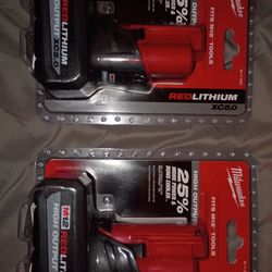 Milwaukee M12 High Output 5.0 Batteries 