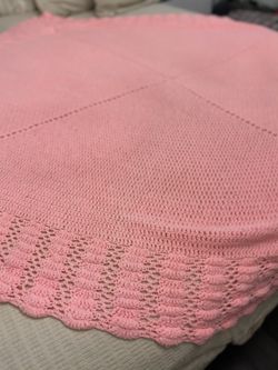 Beautiful crochet baby blanket