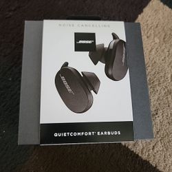 Bose QuietComfort Noise Cancelling Earbuds New In Box Black IPhone Android 