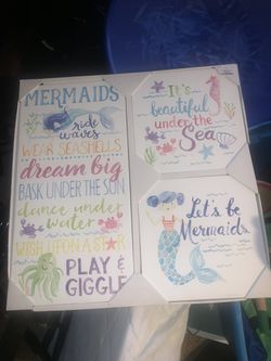 Girls mermaid theme pictures - 3 pictures