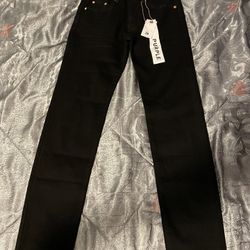 Black Purple Brand Jeans 