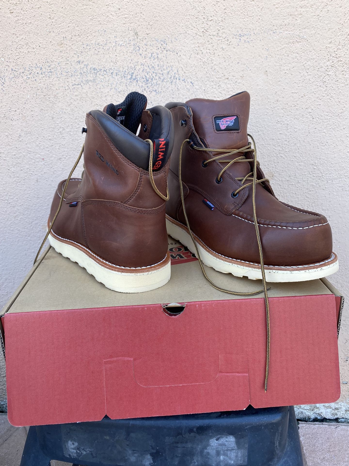 Red Wing Steel Toe Work Boot
