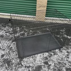 XXL Folding Dog Crate (2 Doors) 48"