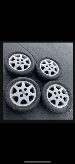4 - 195/55r15 4x4.5 4x114.3 Stock Nissan Sentra 240sx Accord Wheels Rims Tires!!!!!!!!!!!!!!!