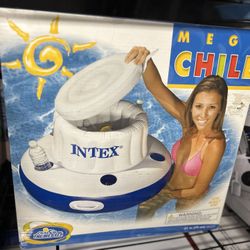 2) INTEX Mega Chill Inflatable Floating Beverage Cooler