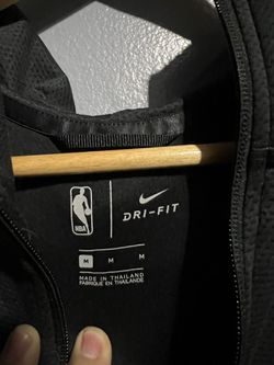 NBA Golden State Warriors NIKE Dri-Fit Showtime Full Zip Hoodie Jacket Mens  SZ L