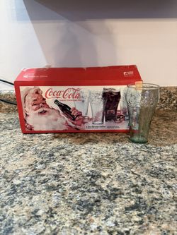 Vintage Coca-Cola Bell Soda Glasses