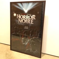 Movie Poster framed Horror Noire 38" x 26"