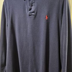 Polo, Long Sleeve, Ralph Lauren, Large
