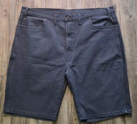 Dickies Carpenter Shorts Mens Grey Utility Canvas Pocket Work size 44