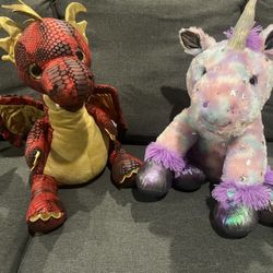 Unicorn And Dragon Stuffed Animal 