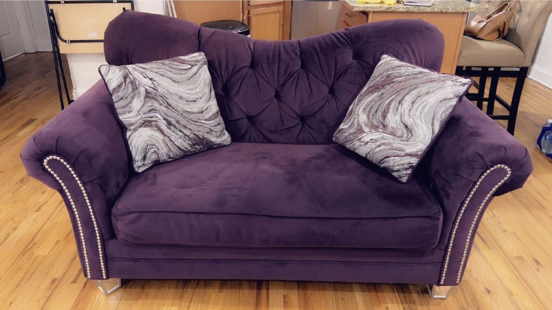 Purple Loveseat