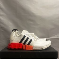 Adidas nmd r1 glitch white solar red