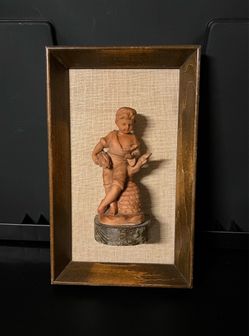 Vintage Three-Dimensional 20th Century WALL ART Figurine by B & S Creations