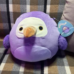 Squishmallow 11" Neha Dodo Bird Soft Purple Pre Historic Bird Plush