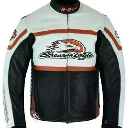 MENS XL LEATHER HARLEY DAVIDSON JACKET. SCREAMIN EAGLE..
