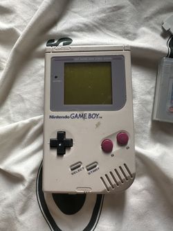 gameboy with tetris and pac-man