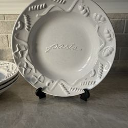 Set of 4 Zrike Pasta Bowls — Made in Portugal