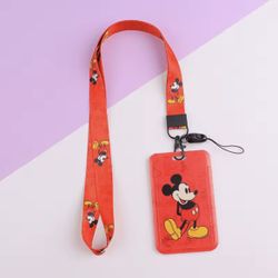 Disney - Micky - Lanyard Keychain Cardholder USB Holder
