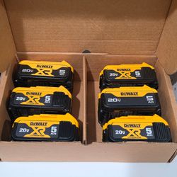 DEWALT
20V MAX Lithium-Ion 5.0Ah Battery Pack