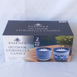 Essenza Outdoor Citronella Candle 2-Pack