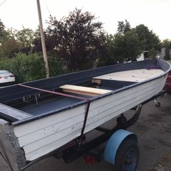 Fishing Boat And Trailer
