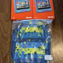 Kids Kindles 10 Inch  With Backpack Carrying Bag