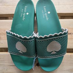 Brand new green Kate Spade sandals