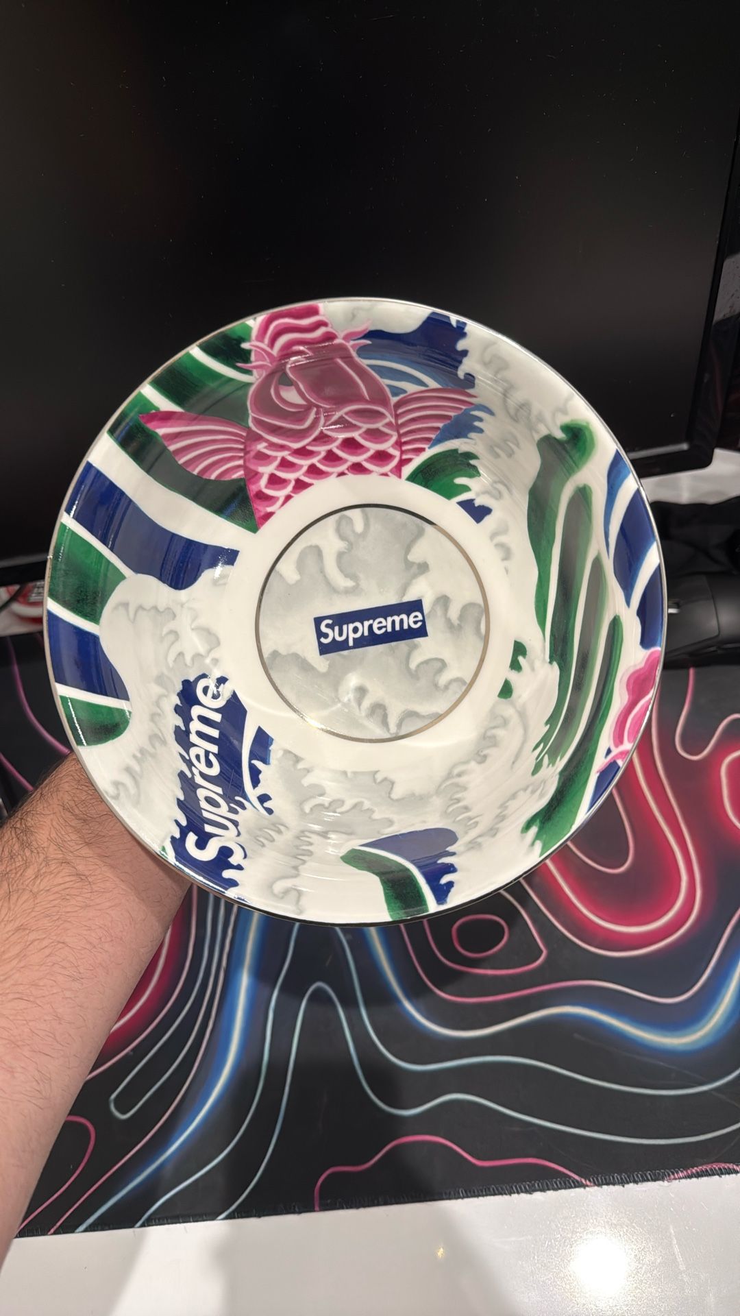 supreme koi cereal bowl