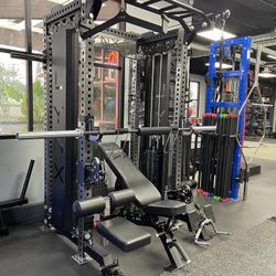 🔴FUNCTIONAL TRAINER🔵SQUAT RACKS SPORTS GYM EQUIPMENT 