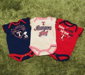 Texas ranger onesies!