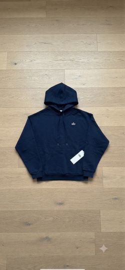 Navy blue alo hoodie size large