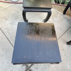 2 Mesas Chicas De Madera 