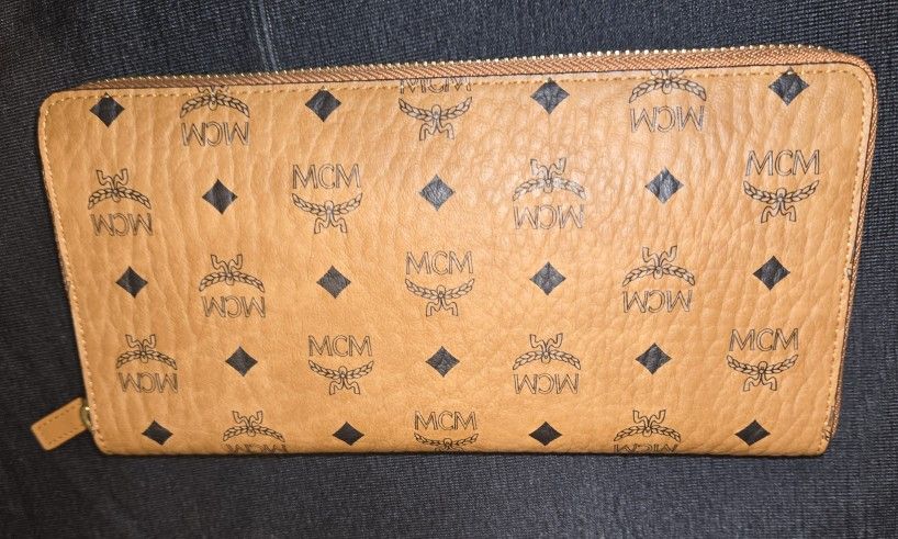 MCM Large Zip Around Wallet - New