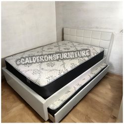 Full/twin Trundle Bed With Supreme Mattresses!