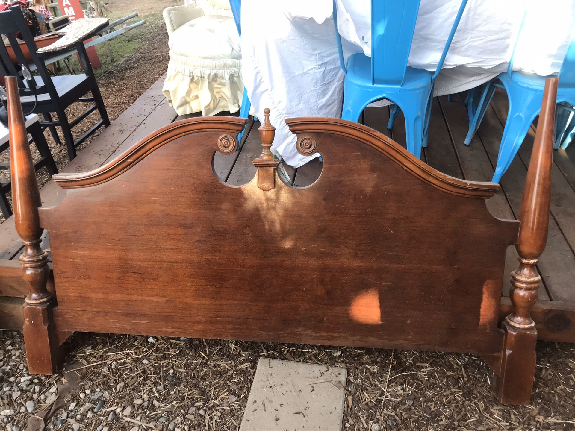 Full size vintage headboard