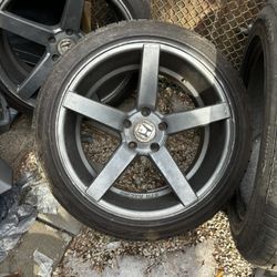 19” Inch STR racing 5 x 1 20 with three tires