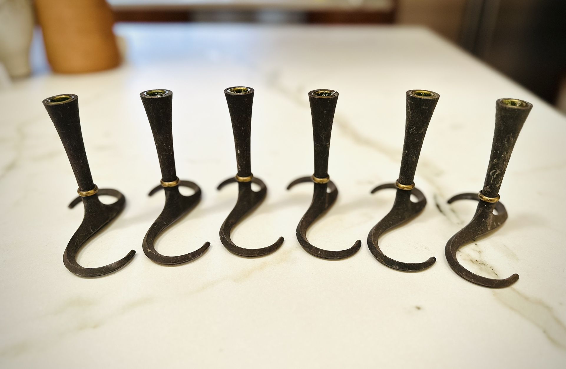 Vintage Danish Modern Dansk Candle Holders