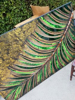 Leaf Painting 40"x59"