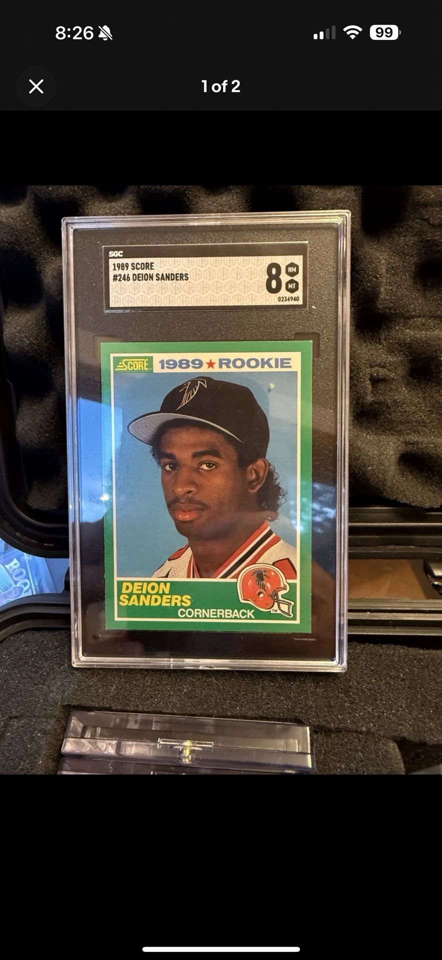 1989 Score - Deion Sanders #246 She 8