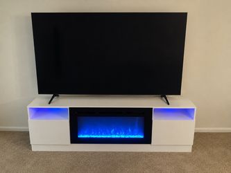 75inch TCL Roku TV and TV Stand