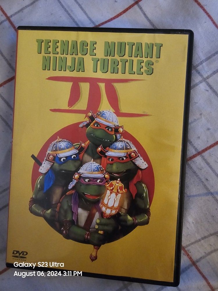 2 Teenage Mutant Ninja Turtles 3 Dvd