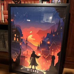 Dungeons and Dragons Wall Art - Wizard class